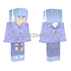 Light Blue Outfit Minecraft skin