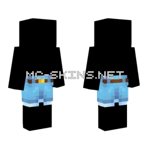Light Blue Shorts Outfit Minecraft skin