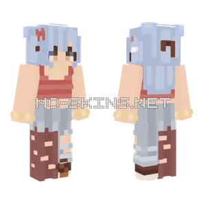 Light Blueberry Track RCE Minecraft skin