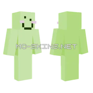 Light Green Dude Man Minecraft skin