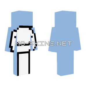 Light Ocean Blue Dream Minecraft skin