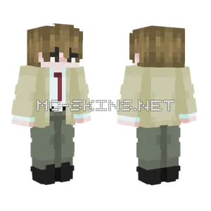 Light Yagami Minecraft skin