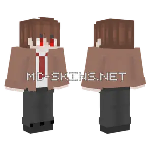 Light Yagami Enhanced Minecraft skin