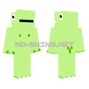 Lime Green Blob Creature