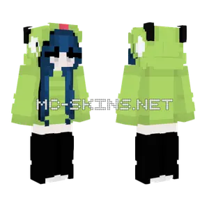 Lime Green Frog Boy