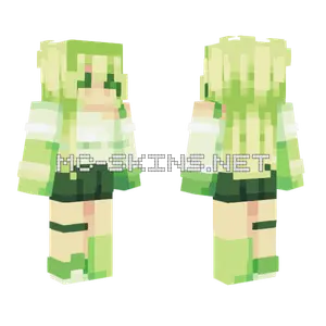 Lime Green Outfit Minecraft skin