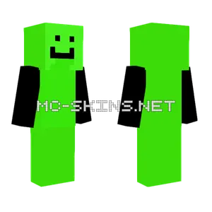 Lime Green Smiley Face
