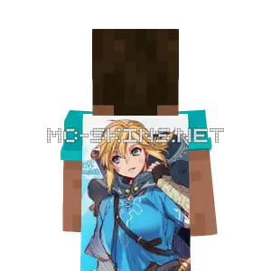 Link cape, outside and lining