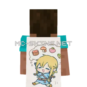 Link Chibi cape, outside and lining