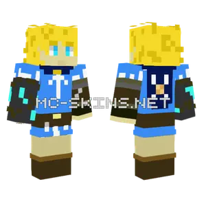 Link Tears of the Kingdom Minecraft skin