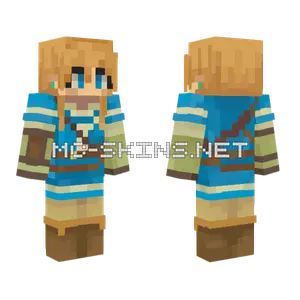 Link Tloz Minecraft skin