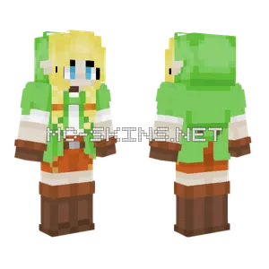 Linkle Legend of Zelda Minecraft skin