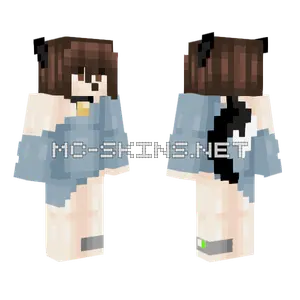 Little Blue Outfit Minecraft skin