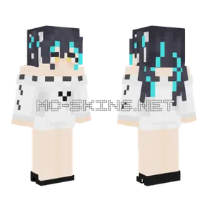 Little Mermaid Beautiful Bubble Minecraft skin