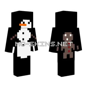 Little Snowman Gingerbread Minecraft skin