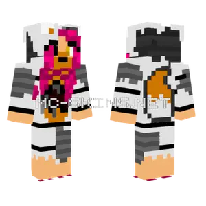 Lolbit Girl Minecraft skin