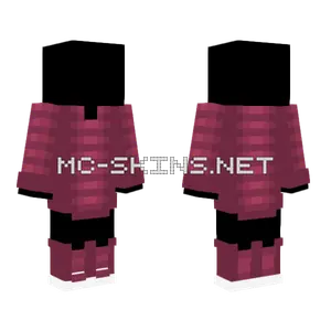 Long Dark Magenta Outfit Minecraft skin