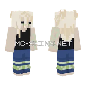 Long Hair Boy Minecraft skin