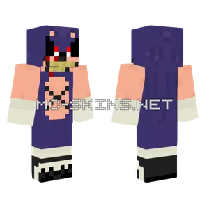 Lord X FNF Version Minecraft skin