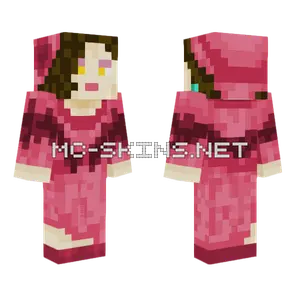 Lottie Heze Pink Outfit Minecraft skin