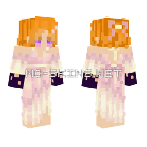 Love Dress Ava Minecraft skin