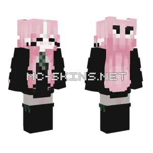 Lovegood2 Pink Hair Girl Minecraft skin