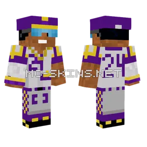 LSU Tyler Minecraft skin