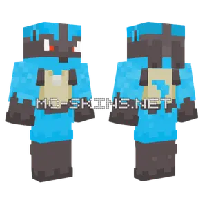 Lucario Minecraft skin