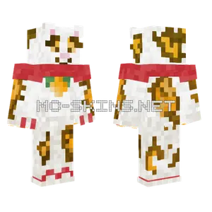 Lucky Cat Minecraft skin