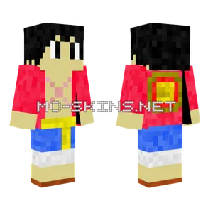 Luffy Minecraft skin