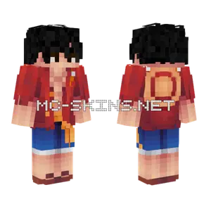 Luffy Minecraft skin