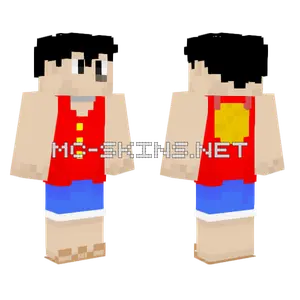 Luffy East Blue Minecraft skin