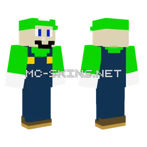 Luigi Minecraft skin