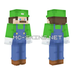 Luigi Minecraft skin