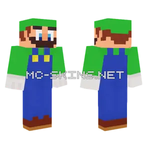 Luigi Minecraft skin