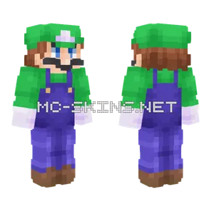 Luigi Minecraft skin