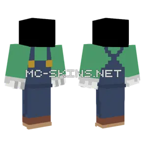 Luigi Body Minecraft skin