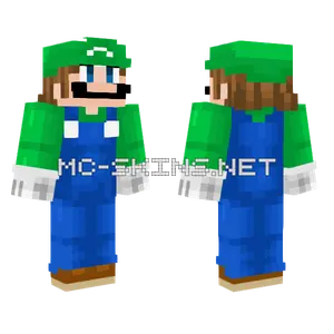 Luigi Movie Minecraft skin