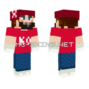Luigi's Day Out Mario Minecraft skin