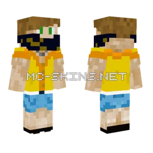 Luke Pride Month Minecraft skin