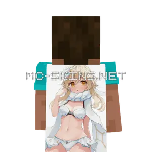 Lumine Bikini cape, outside and lining