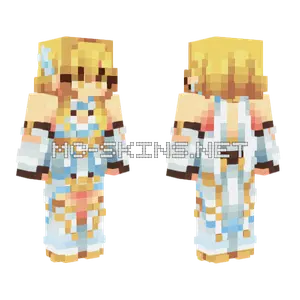 Lumine Genshin Impact Minecraft skin