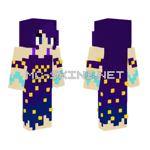 Luna Aquarius Zodiac Skin Minecraft skin