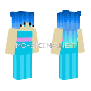 Luna Blue Outfit Minecraft skin