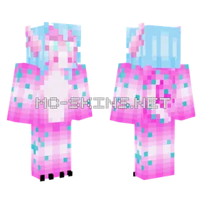 Luna The Shark Minecraft skin