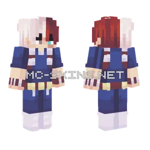 Lunalopez S Todoroki Skin Edit Minecraft skin