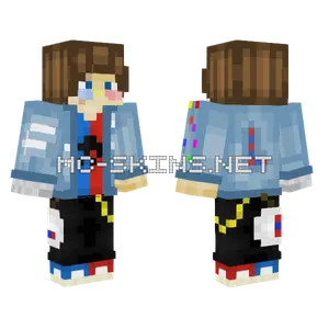 Lushyy Human Casual Jacket Minecraft skin