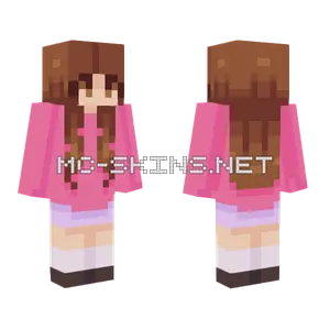 Mabel Pink Outfit Minecraft skin