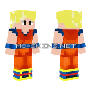 Mad Goku Minecraft skin