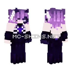 Maesie Purple Hair